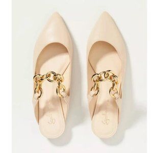 Anthropologie Guilhermina Pointed Toe Flat Mules